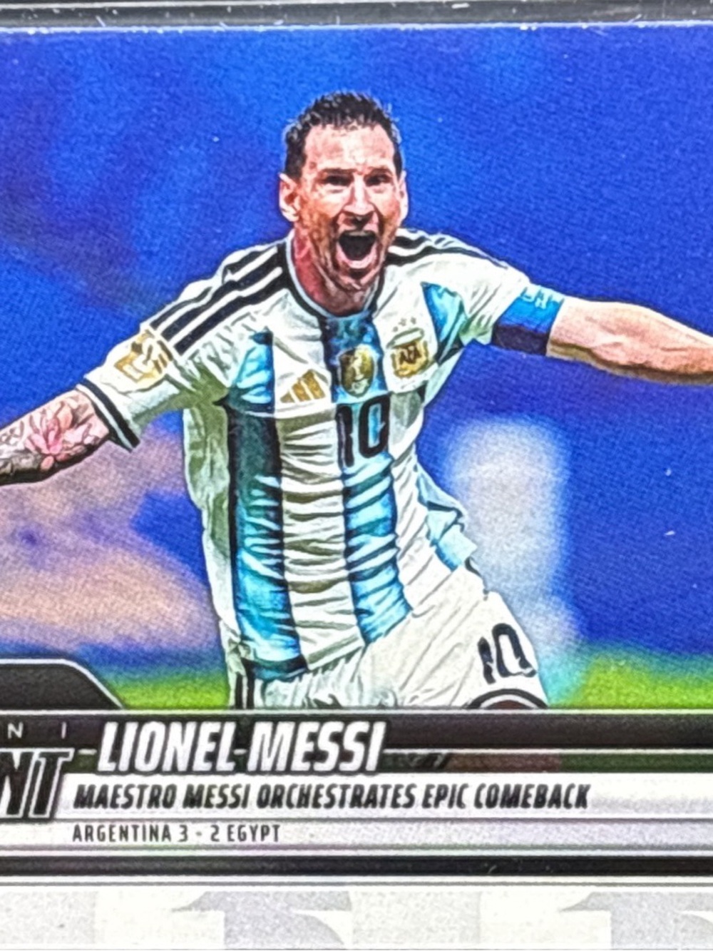 Panini Instant Lionel Messi Soccer Card LE 1/16049